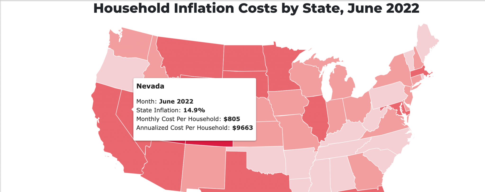 Nevada Inflation Rate Skyrockets to 14.9 Percent Nevada Globe