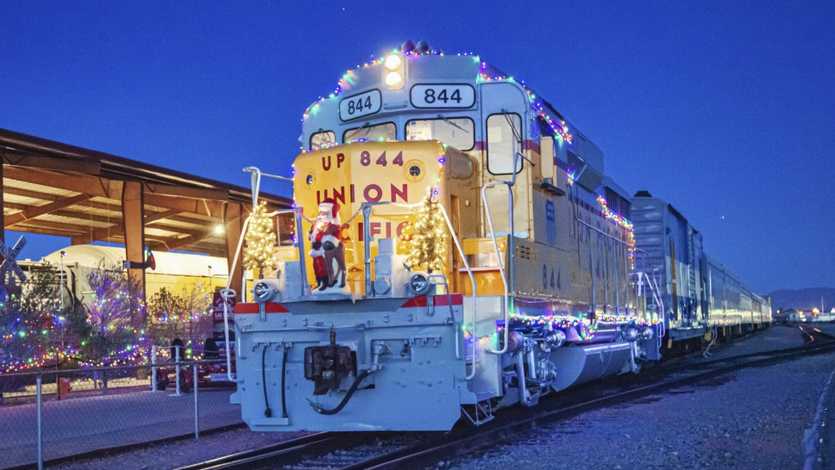 Santa Train in Boulder City Nevada Globe