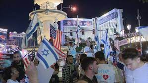 Rally held on Las Vegas Strip to support Israel amid attacks