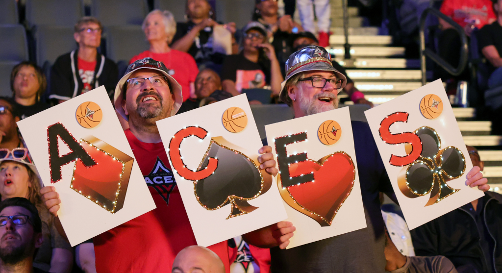 I was screaming and crying': Las Vegas Aces fans continue
